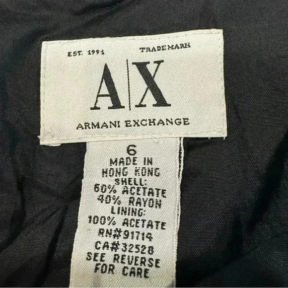 Armani Exchange Black Mini Dress - Picture 4 of 9